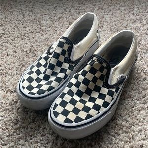 Checkered Vans Size 6.5 womens